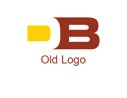 negative spacing letter D with letter B