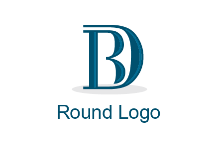 letter B in letter D