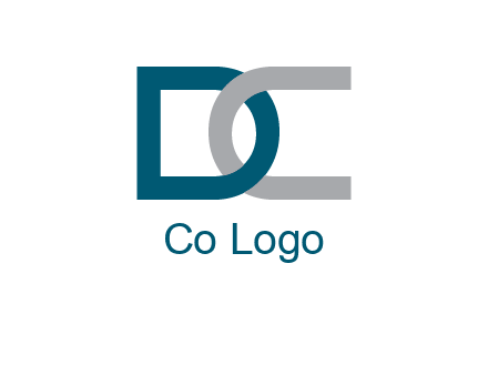letter D and letter C intertwining 