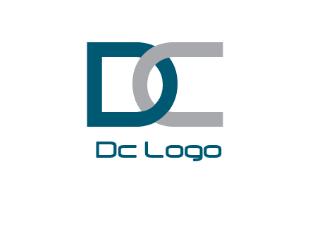 letter D and letter C intertwining 