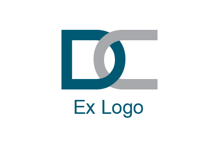 letter D and letter C intertwining 