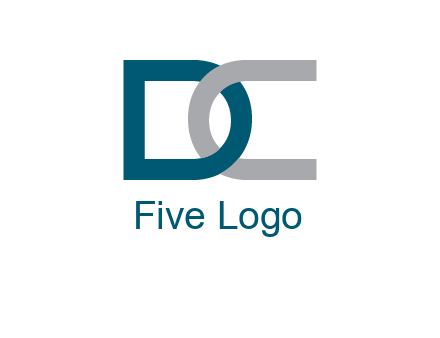 letter D and letter C intertwining 