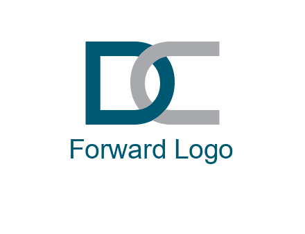 letter D and letter C intertwining 