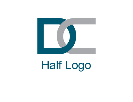 letter D and letter C intertwining 