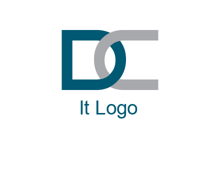 letter D and letter C intertwining 