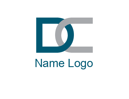 letter D and letter C intertwining 