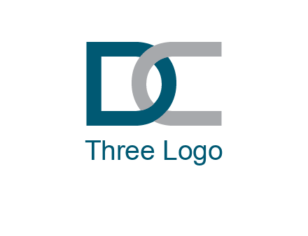 letter D and letter C intertwining 