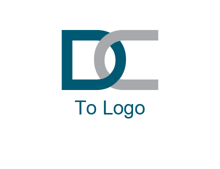 letter D and letter C intertwining 