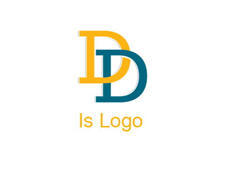 letter D intertwining with letter D