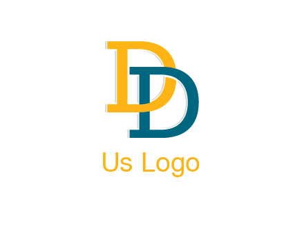 letter D intertwining with letter D