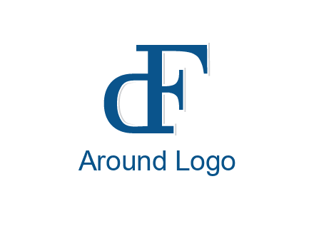 letter D formed from letter F
