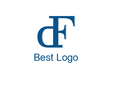 letter D formed from letter F