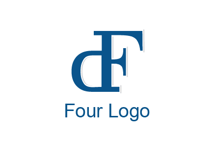 letter D formed from letter F