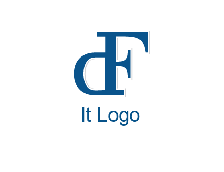 letter D formed from letter F
