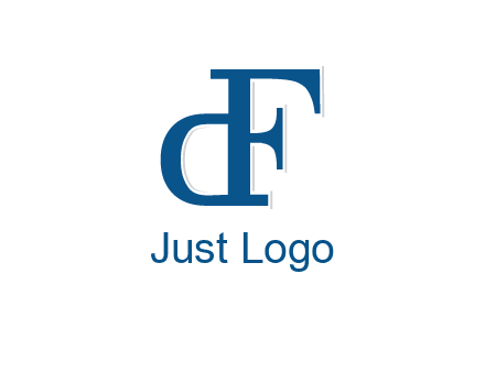 letter D formed from letter F