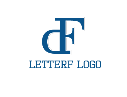 letter D formed from letter F