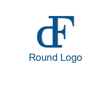 letter D formed from letter F
