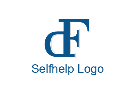 letter D formed from letter F
