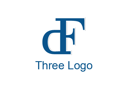 letter D formed from letter F