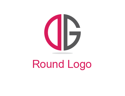 letter DG forming circle