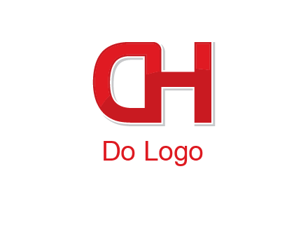 letter D forming from letter H