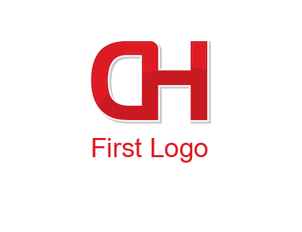 letter D forming from letter H