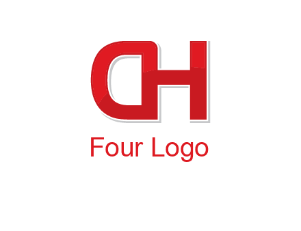 letter D forming from letter H
