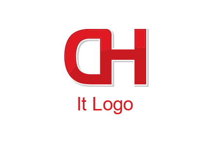 letter D forming from letter H