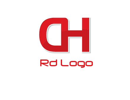 letter D forming from letter H