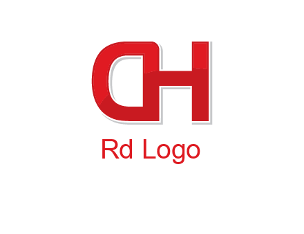 letter D forming from letter H