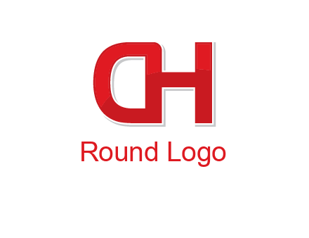 letter D forming from letter H