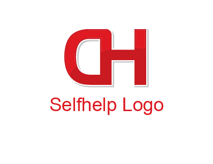 letter D forming from letter H