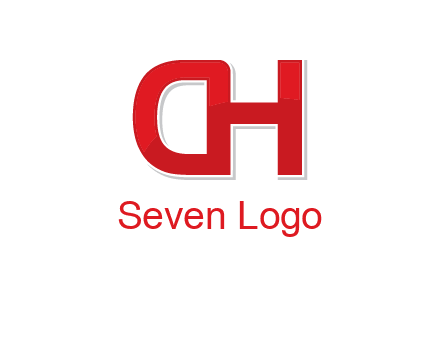 letter D forming from letter H