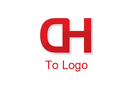 letter D forming from letter H