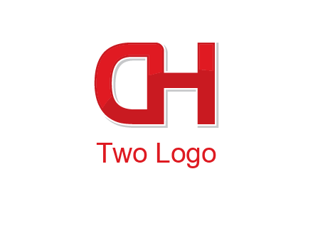 letter D forming from letter H
