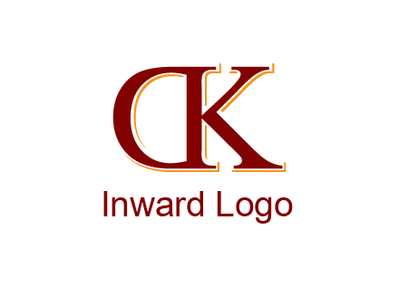 letter D with letter K