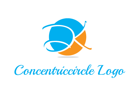 Letters DK are in a circle logo