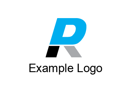 letter R also forming letter P 