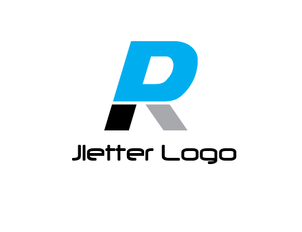 letter R also forming letter P 