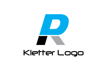 letter R also forming letter P 