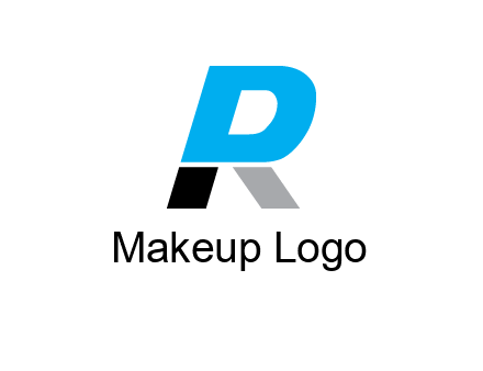 letter R also forming letter P 