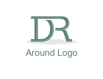 letter R joined with letter D