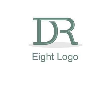 letter R joined with letter D