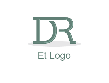 letter R joined with letter D