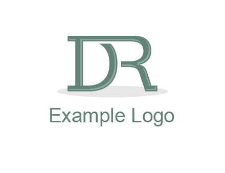 letter R joined with letter D