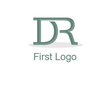 letter R joined with letter D