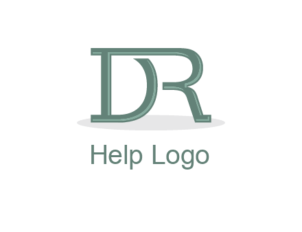 letter R joined with letter D