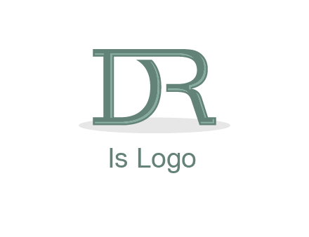 letter R joined with letter D