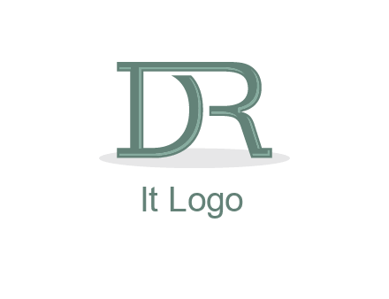 letter R joined with letter D