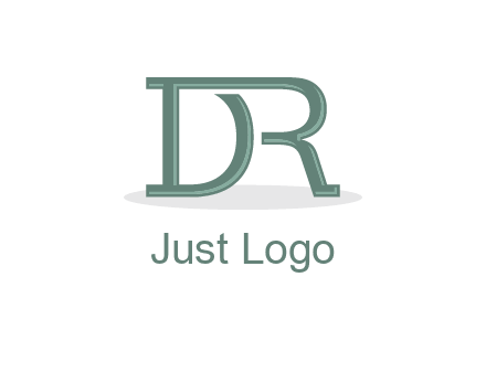 letter R joined with letter D